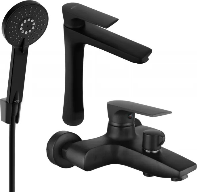 Mexen Axel Set cadă R40, negru - 73813R40-70