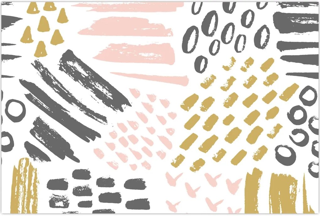 Tablou - Accidente vasculare cerebrale abstracte (90x60 cm)