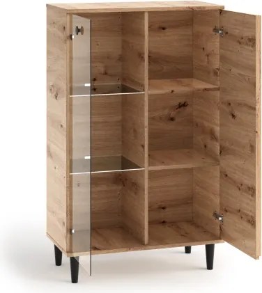 Bufet LIVIA 02 – 80x40x134.5 cm – Stejar Artisan