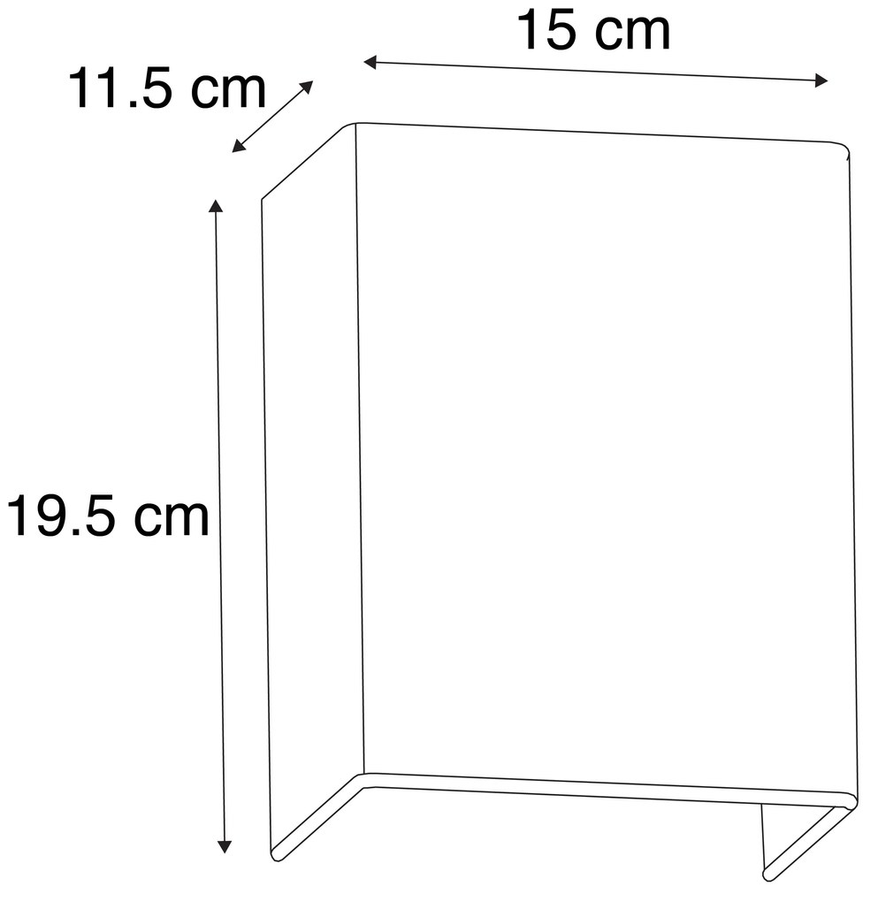 Aplică rustică bej - Vete