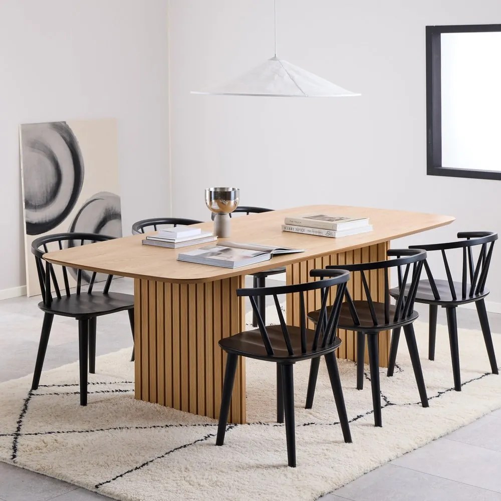 Scaun de dining negru Ida – Actona