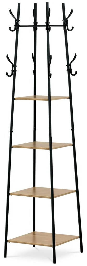 Cuier cu rafturi GD-170 OAK, stejar sălbatic