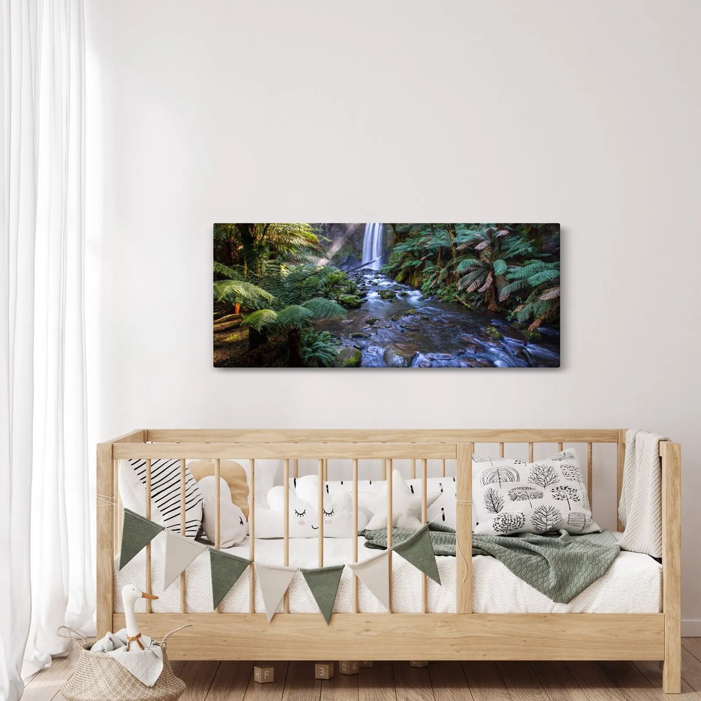Tablou cu pădurea ploilor din Austalia (120x50 cm)
