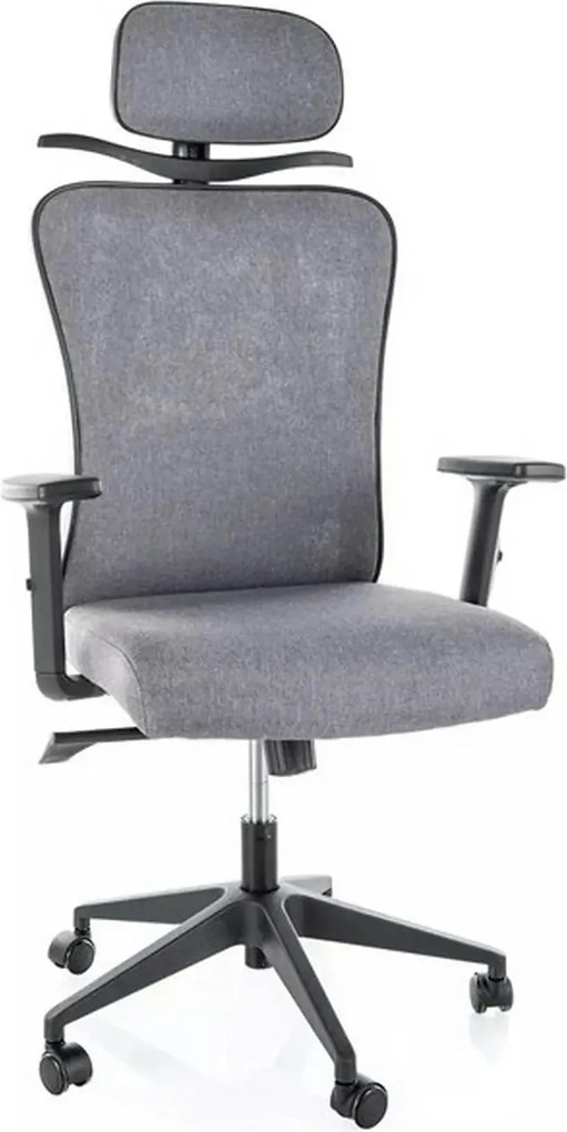 Scaun de birou Q-080 M, gri, 67x50x115/125 cm