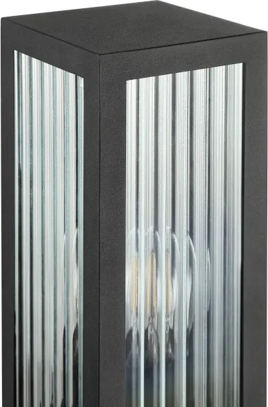 Brilliant - Lampă de exterior GETTA 1xE27/20W/230V 50 cm IP44 neagră
