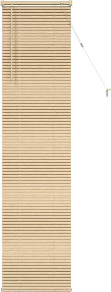 vidaXL Jaluzea venetiană Manual Maro Deschis cu Model 213 x 50 cm PVC