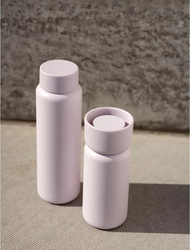 Cană termos roz-deschis din oțel inoxidabil 650 ml Singles – Zone