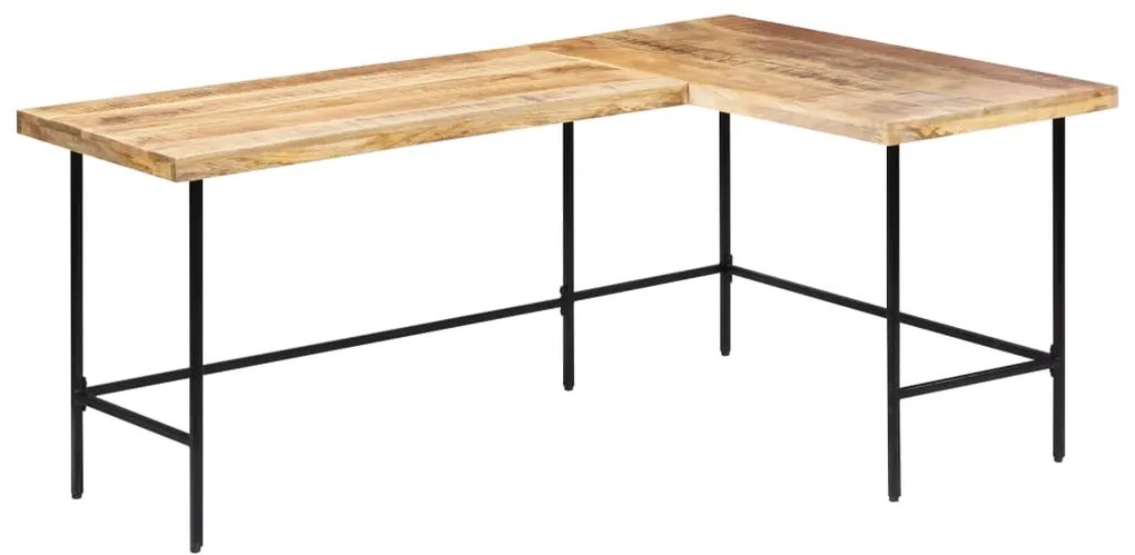 247904 vidaXL Birou, 180 x 120 x 76 cm, lemn masiv de mango