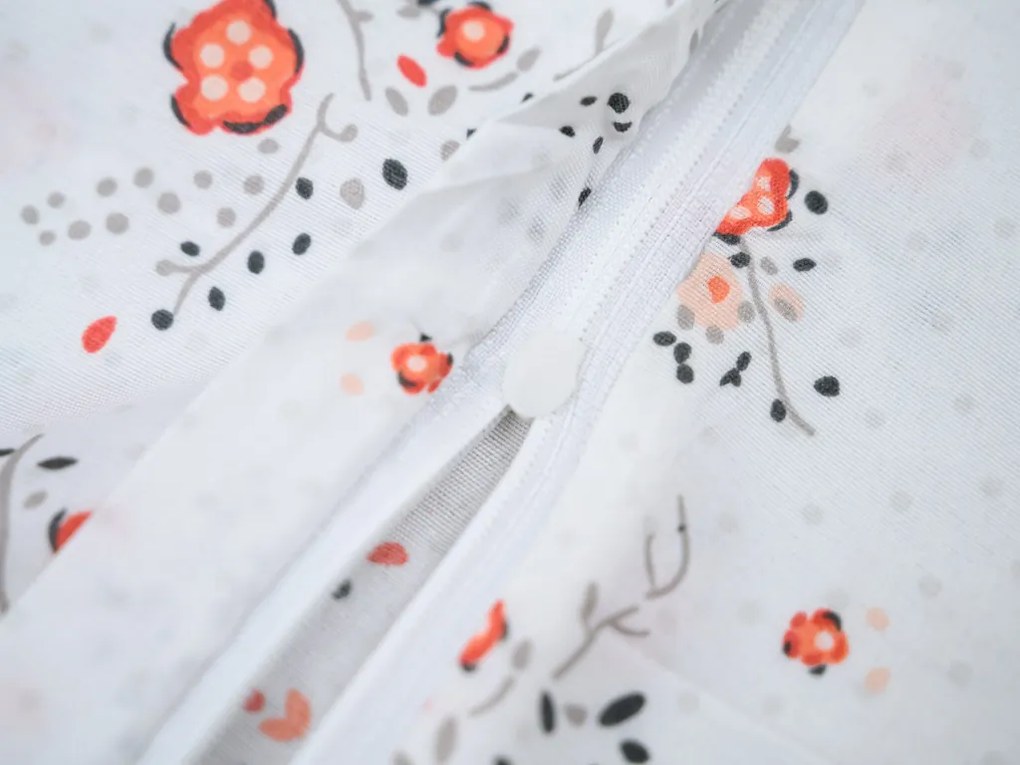 Lenjerie de microfibra FLORINE crem Dimensiune lenjerie de pat: 70 x 80 cm | 140 x 200 cm