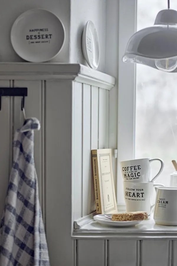 Set ceramic pentru lapte și zahăr, alb – Wendy
