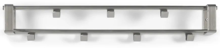 Cuier de perete argintiu din metal 60 cm Rex – Spinder Design