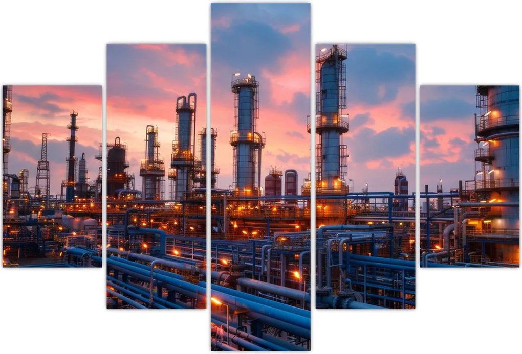 Tablou - Instalație industrială (150x105 cm)