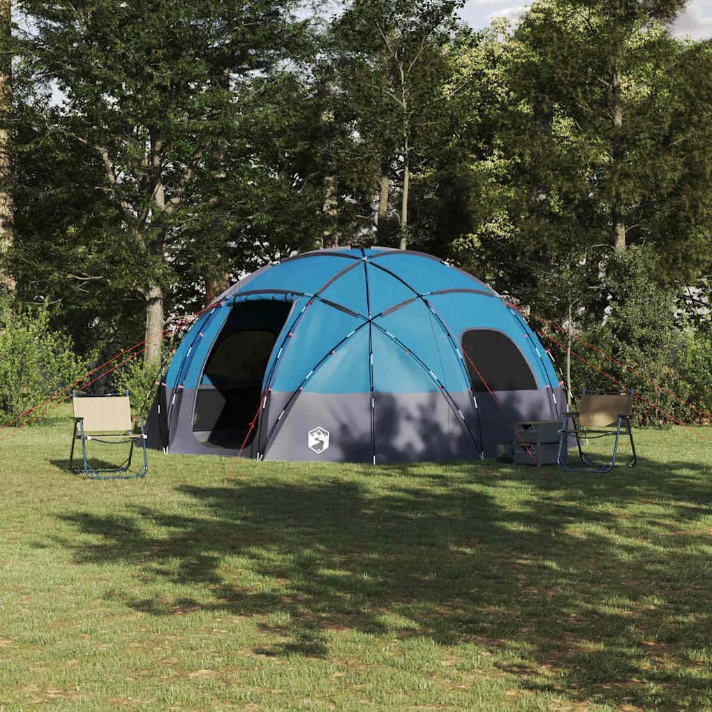 vidaXL Cort de Camping albastru 475 x 475 x 235 cm Poliester