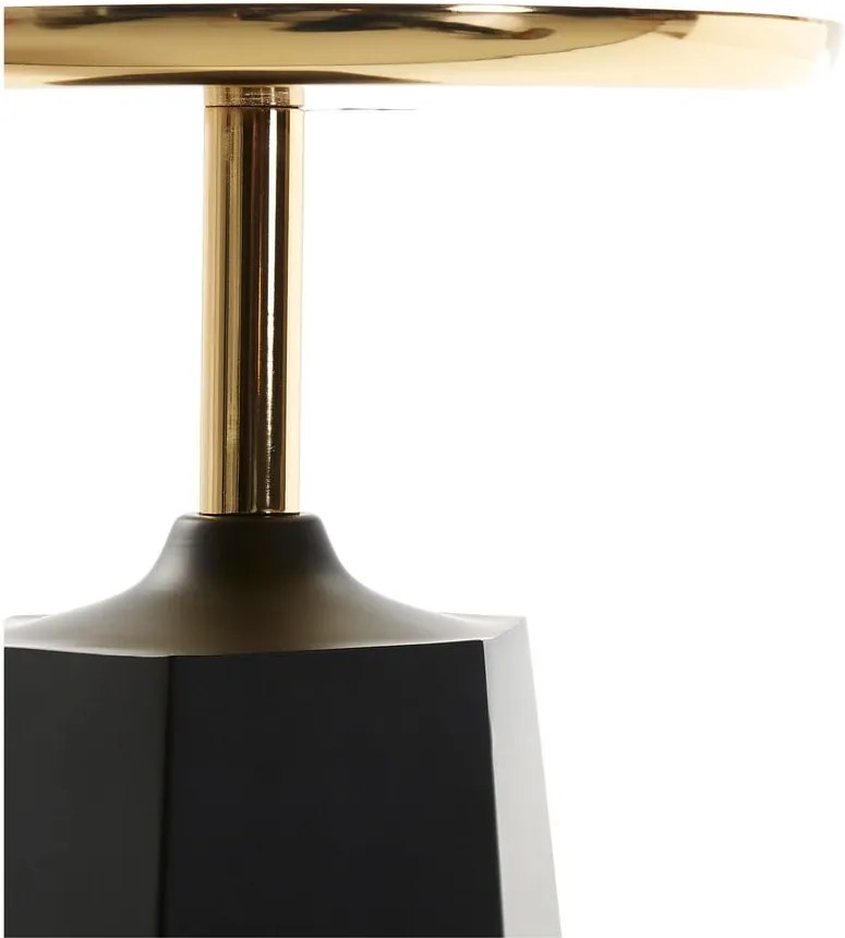 Măsuță auxiliară Kave Home, ø 37 cm, negru
