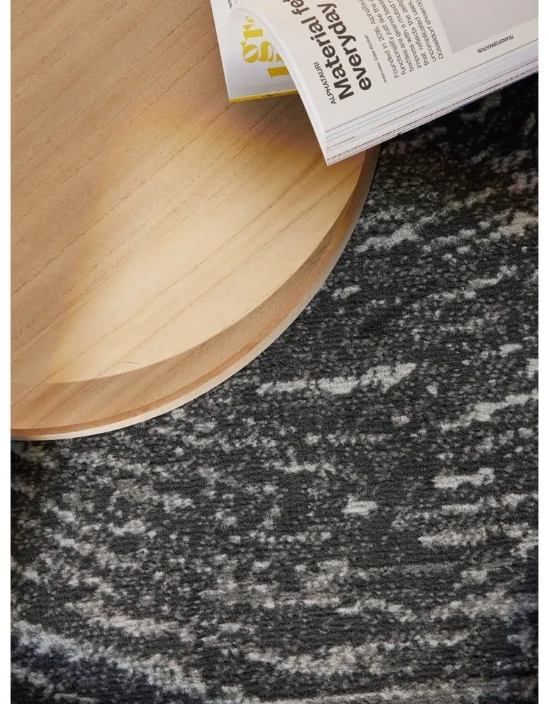 Covor gri rotund ø 120 cm Gloria Cavallo – Hanse Home