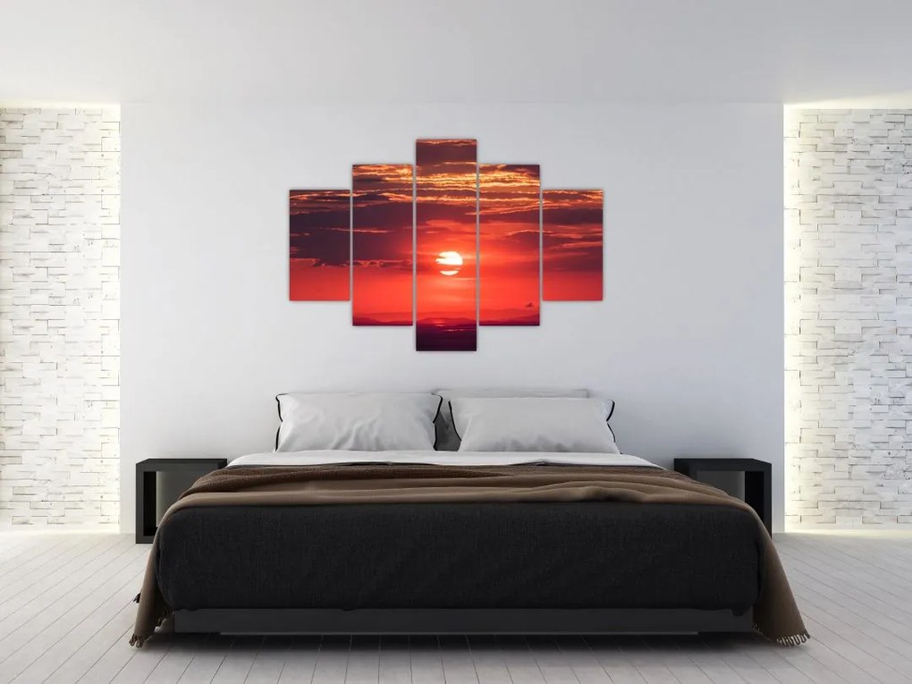 Tablou cu soarele colorat (150x105 cm)