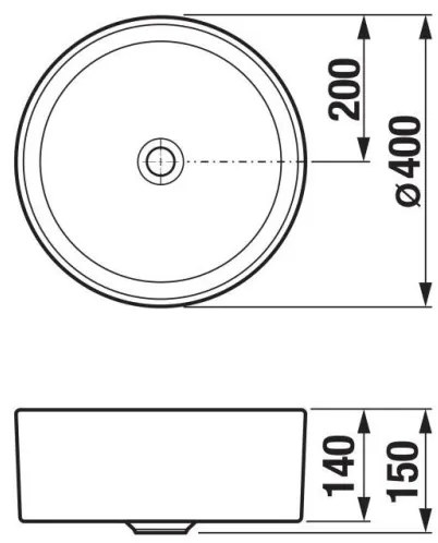 JIKA H8184200001121 - Lavoar CUBITO pr. 40 cm ceramică/alb