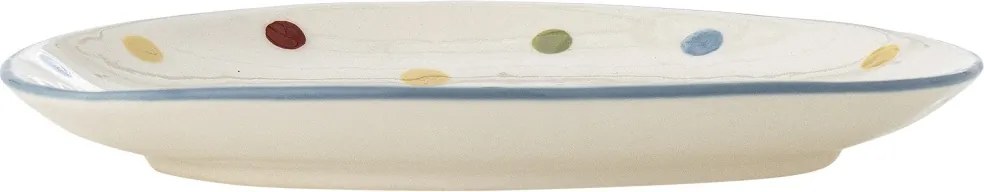 Set 3 piese din ceramică artizanală, multicolor, pictate manual cu un cățeluș vesel, pentru copii, „Party"