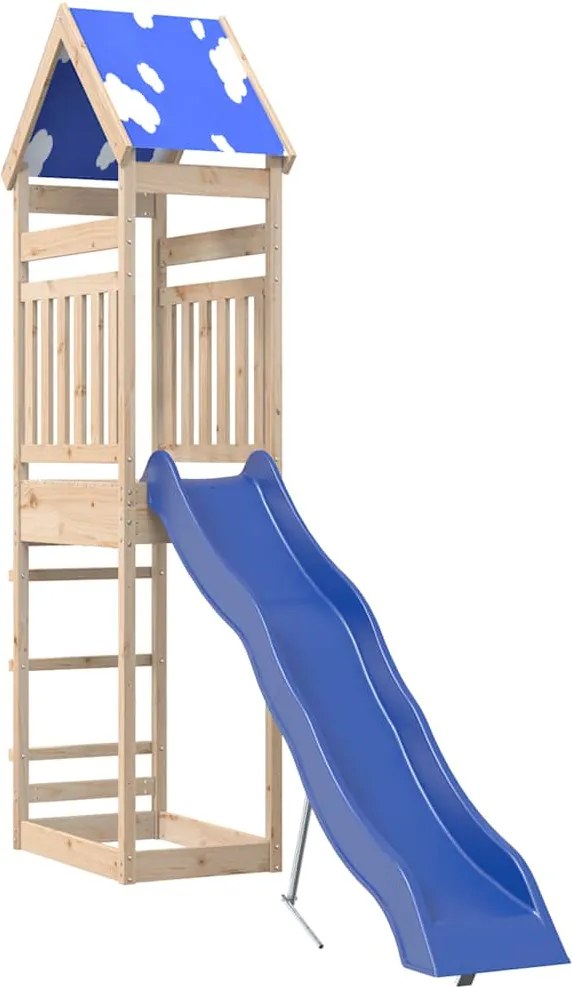 vidaXL Set de joacă pentru exterior, lemn masiv de pin