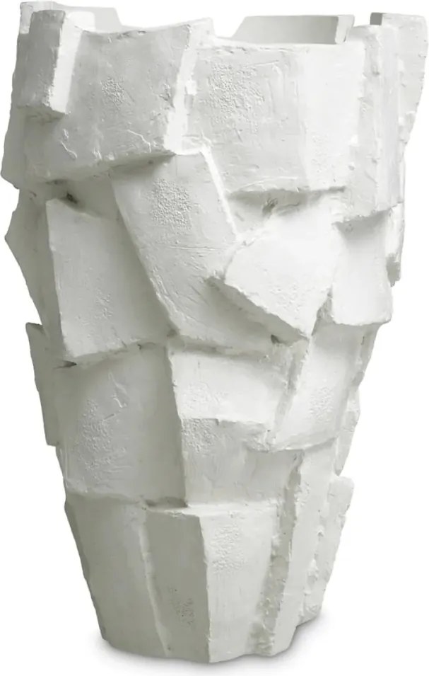 Ghiveci de flori LUX, Fibra de sticla, Alb, Sevilla