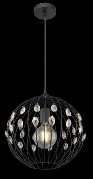 Globo 16029H - Pendul HANAKO suspendat pe cablu, 1 x E27, 60 W, 230 V, Ø 30 cm
