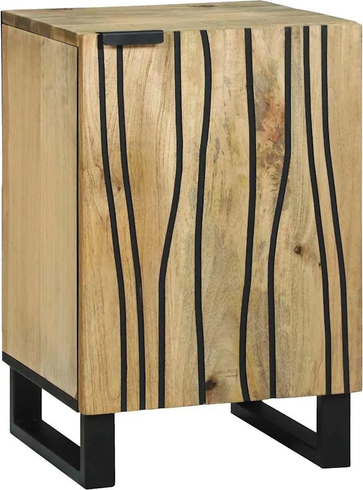 vidaXL Dulap pentru Chiuveta de Baie cu raft Maro 38 x 33,5 x 58 cm