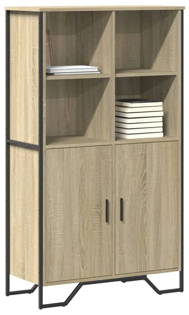 vidaXL Dulap înalt, stejar sonoma, 79,5x35,5x137,5 cm, lemn prelucrat