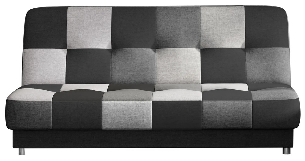 Canapea trei locuri Canoro (gri + negru). Promo -18%. 1025439