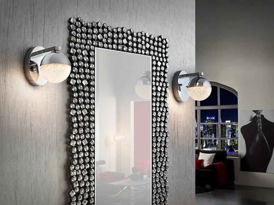 Aplica LED design modern Sphere crom SV-793168