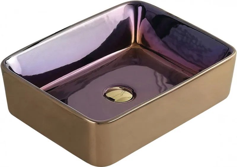 Mexen Catia chiuvetă deasupra blatului 48 x 37 cm, violetă - 21314855