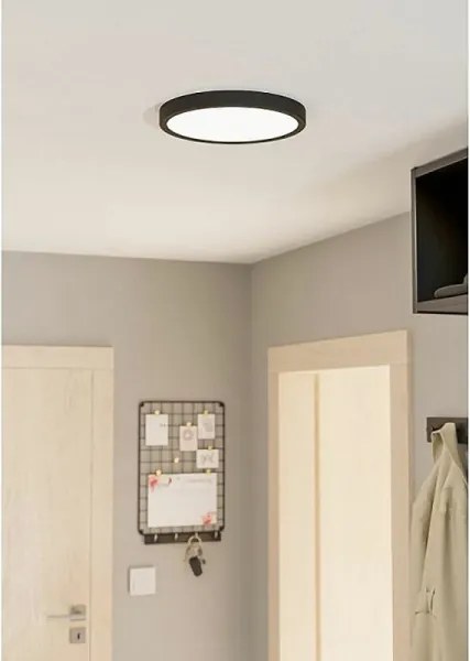 Eglo 78677 - Plafonieră LED FUEVA LED/20,5W/230V Ø 28,5 cm negru