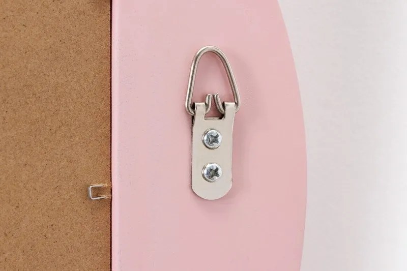 Oglinda de perete decorativa Alice II 100cm roz