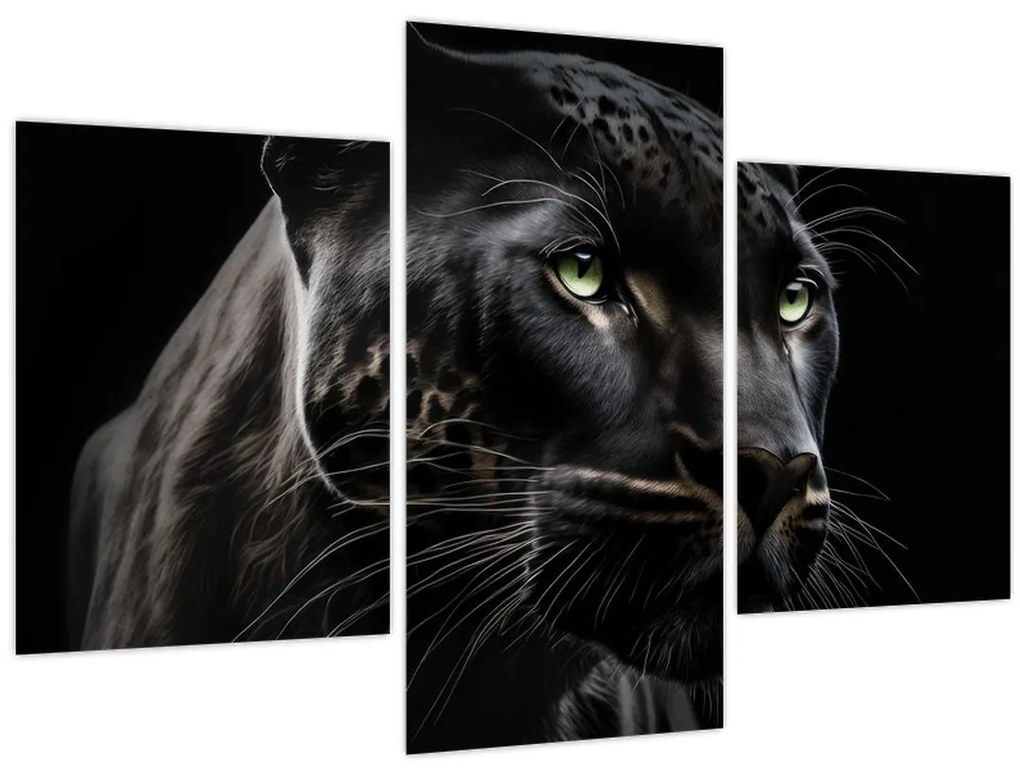 Tablou - Pantera Neagră (90x60 cm)