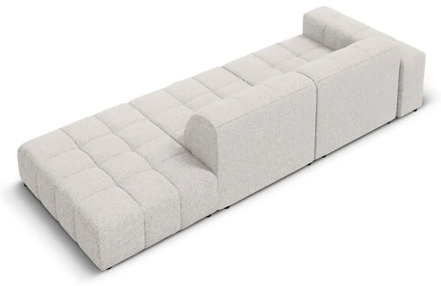 Șezlong gri deschis (cu colț pe partea stângă ) Chicago – Cosmopolitan Design