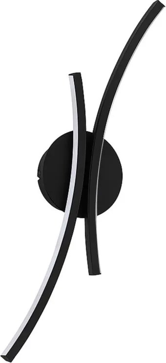 Aplica de perete LED SHIRO negru