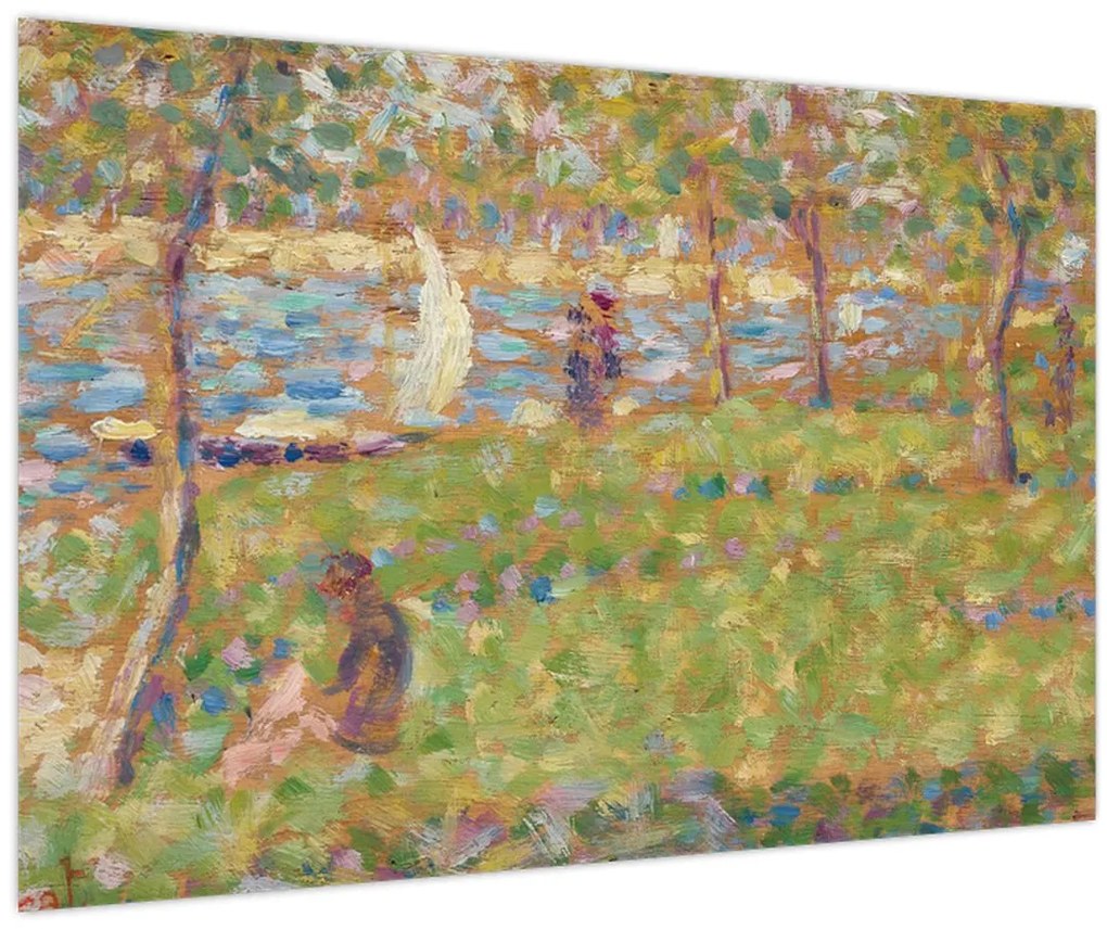 Tablou - Georges Seurat, Study for "La Grande Jatte", reproducere (90x60 cm)