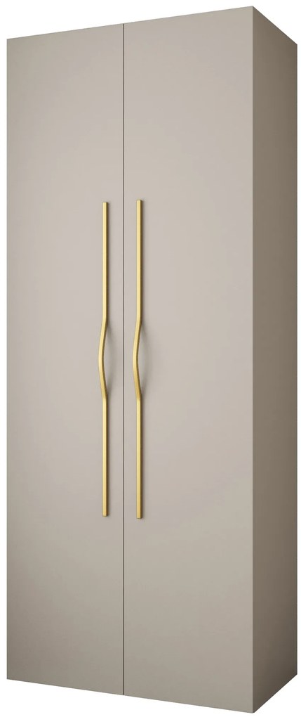 Dulap de haine 100 cm Carmela 40-2 (Cașmir + Auriu). 1126548