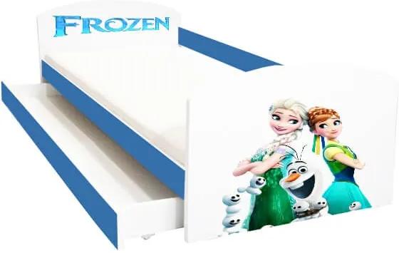 Pat copii Frozen cu sertar 144x75