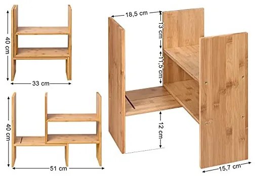 Organizator de birou, Songmics, OFS45NL, 64.7 x 15 x 40 cm