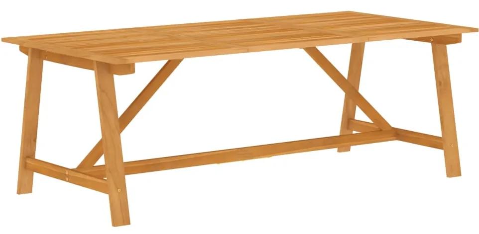 Set mobilier de gradina, 7 piese, lemn masiv de acacia Lungime masa 120 cm, 7