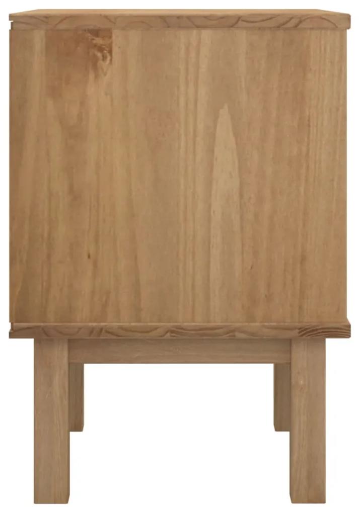 Noptiera, 46x39,5x57 cm, lemn masiv de pin 1, Maro
