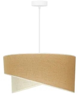 Lustră pe cablu YUTE Duolla CELLO 1xE27/15W/230V d. 45 cm maro/gri