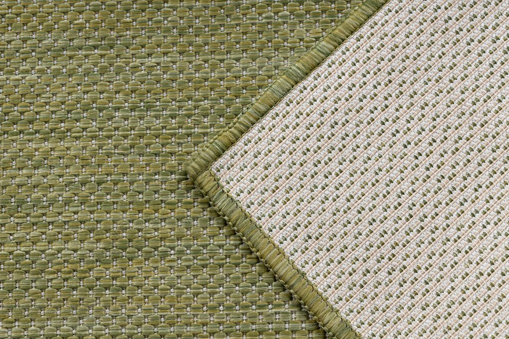 Covor SISAL SION A5165A Melanj țesute plate verde