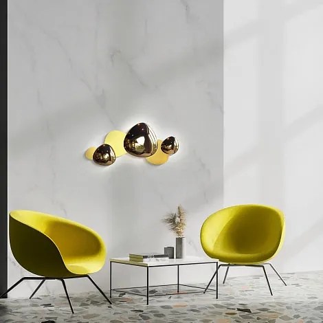 Aplica de perete LED design decorativ ambiental Jack-stone auriu