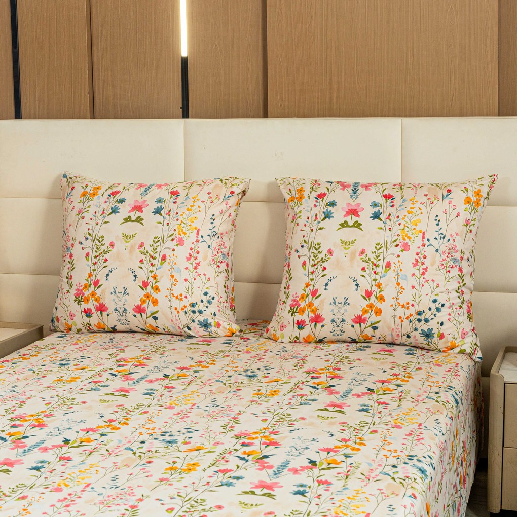 Lenjerie de pat din microfibra MILLEFLEUR colorata Dimensiune lenjerie de pat: 2 buc 70 x 90 cm | 200 x 220 cm