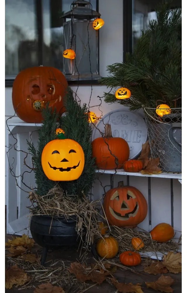 Ghirlandă luminoasă număr becuri 8 buc. cu baterii lungime 210 cm Halloween – Star Trading