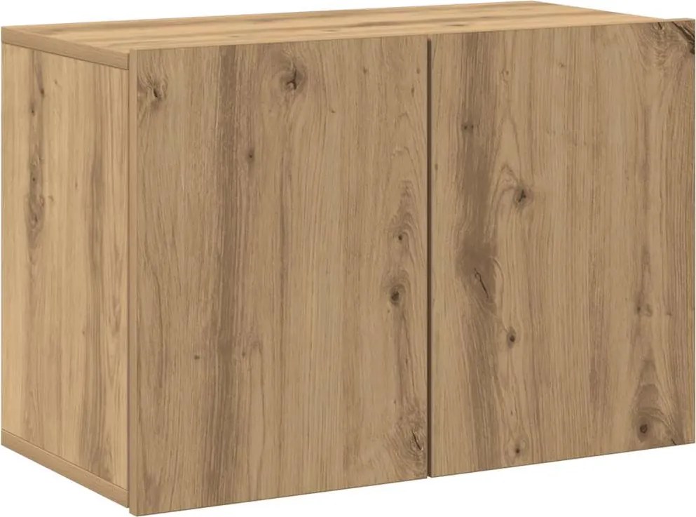 vidaXL Comodă TV de perete, stejar artizanal, 60x30x41 cm