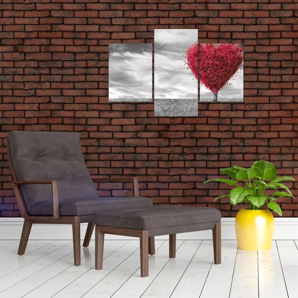 Tablou -Inima din coroanele copacilor (90x60 cm)