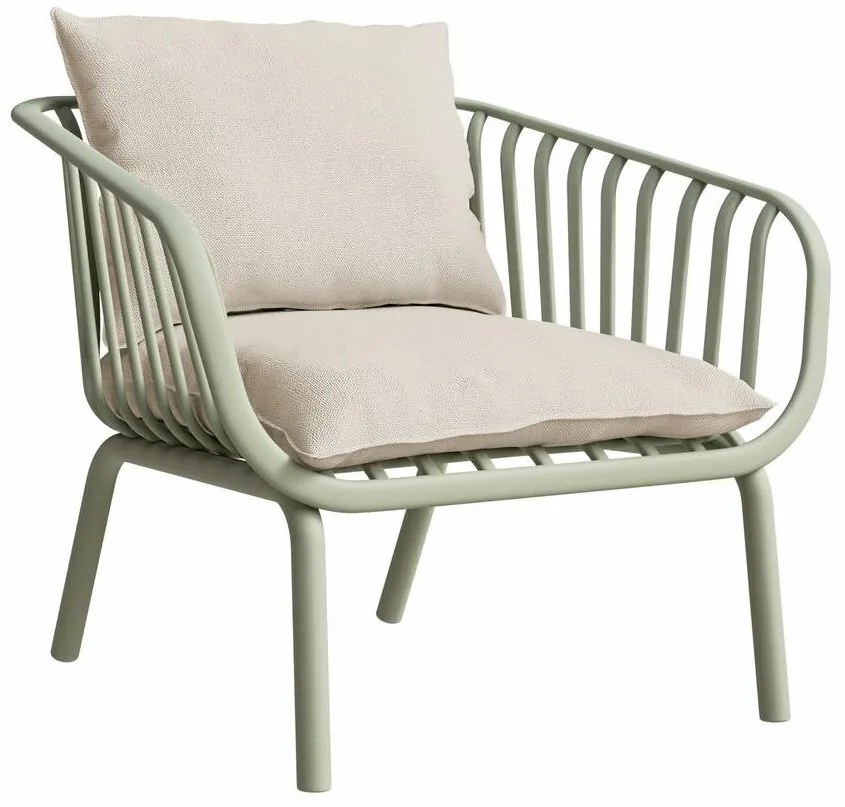 Set mobilier grădină Rajesh (pentru 4 persoane) (verde). 1100153