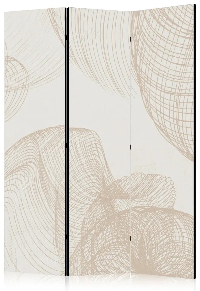 Paravan - Beige shapes on a light background